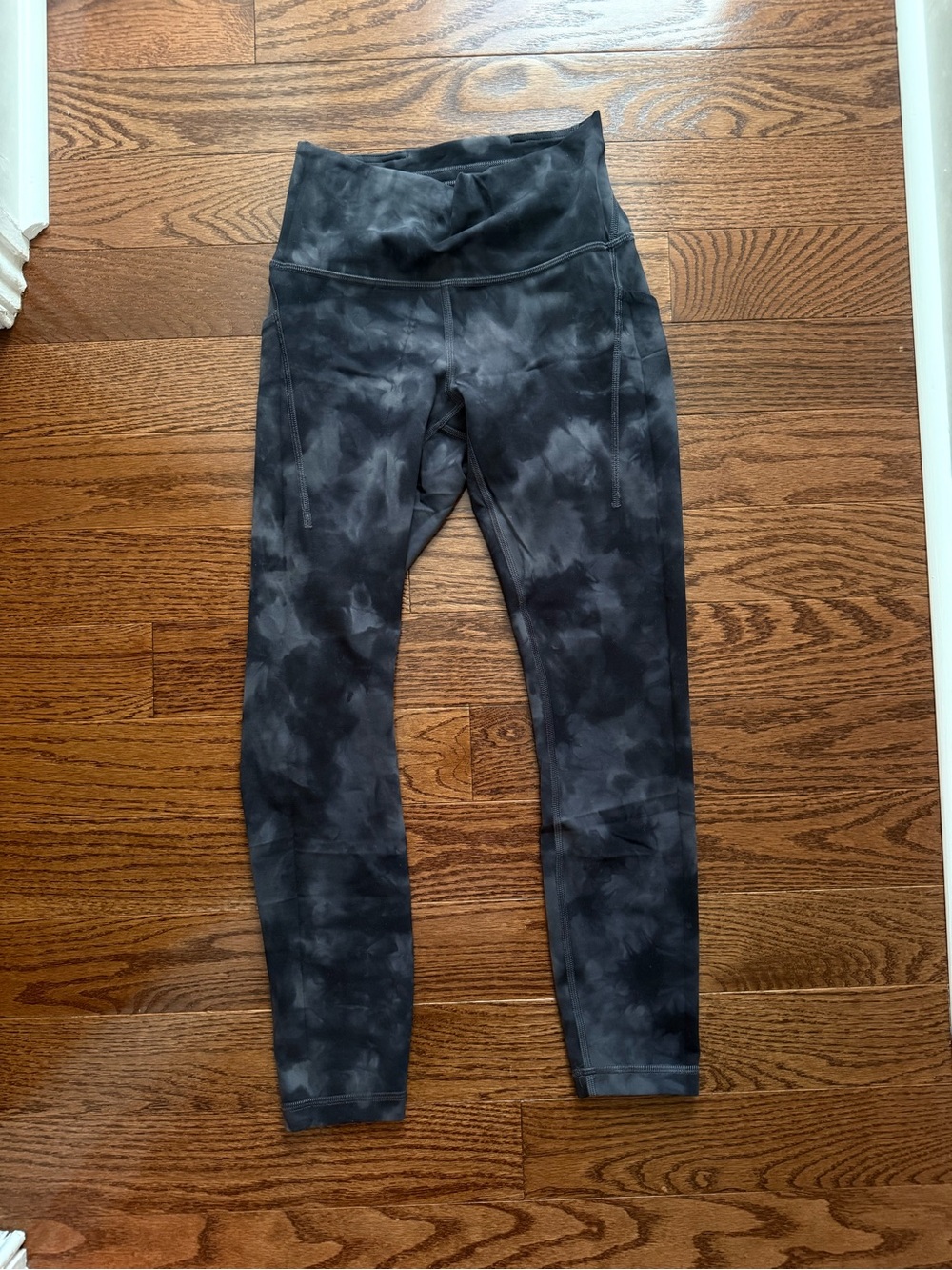 Lululemon Black Space Dye Invigorate high rise legging